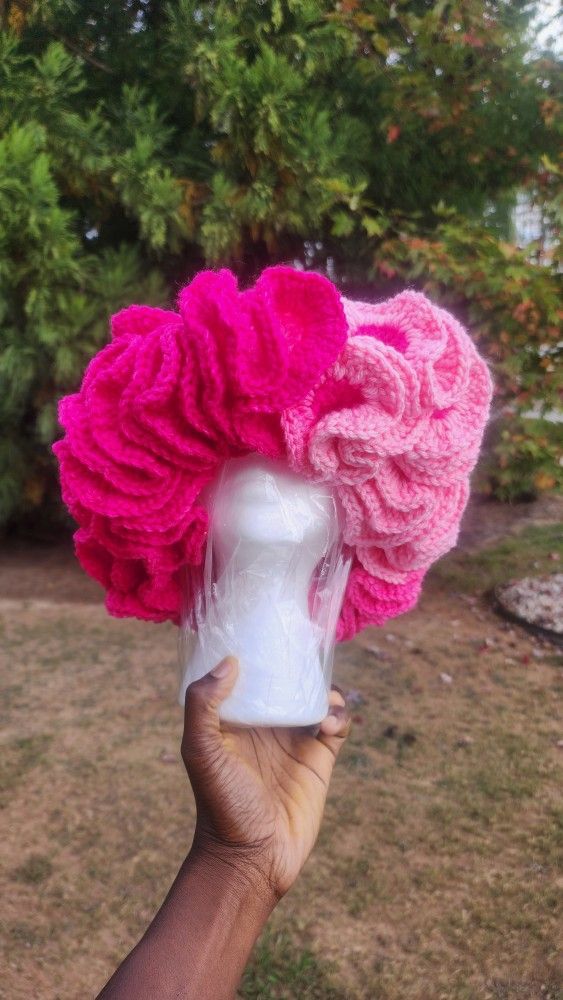Pretty In Pink Handmade Crochet Hat