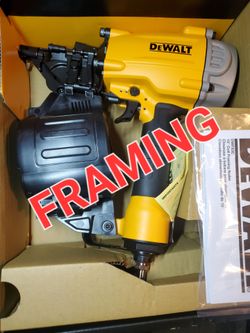 Dewalt PNUMATIC Framing nailer 15° coil nailer...FIRM PRICE_PRECIO FIJO $199 NUEVO_NEW