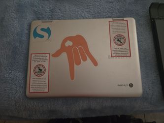 LAPTOP WITH POWER CORD AND STAND