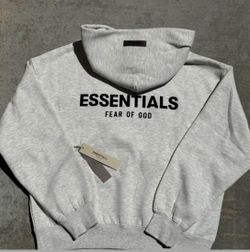 White Essential Hoodie 