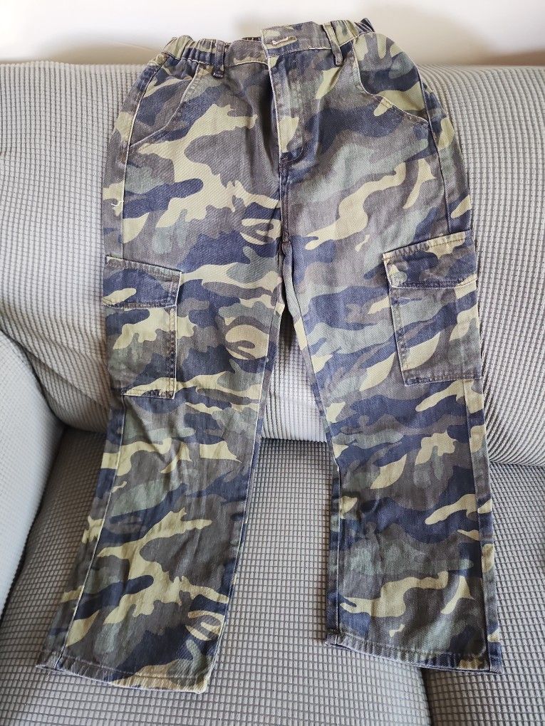Camouflage Girls Shein Jeans