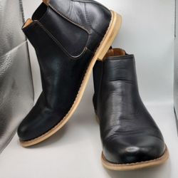 Men's Pull Up Black Ankle Boots Target Brand Size 8.5