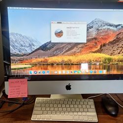 Apple iMac 21.5" Mid 2011 Intel Core , 12gb Ram, 500gb HDD, macos High Sierra, Microsoft Office Package. Comes with Apple Keyboard and Mouse.
