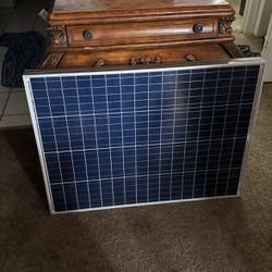 Two Solar Panels In Case The Metal
