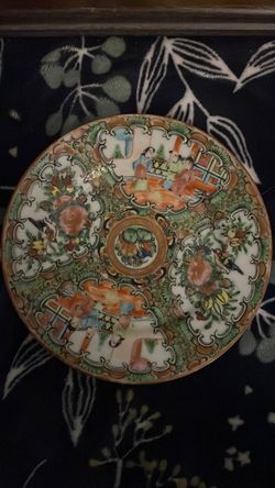Chinese Rose Medallion Porcelain Plate