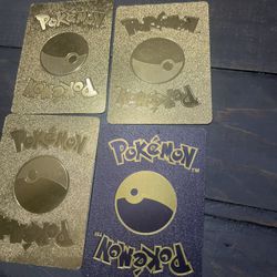 pokemon cards gold