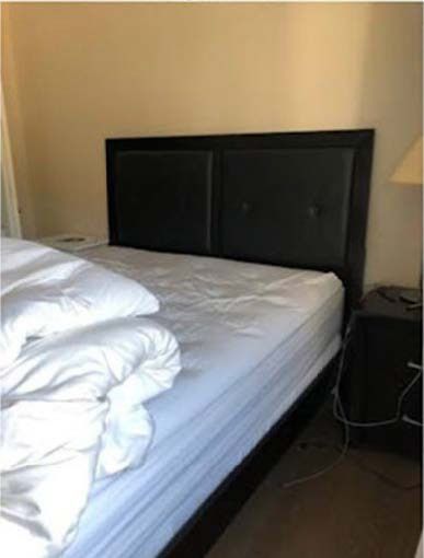 Queen Size Bed Frame with Nightstand and 6-Drawer Dresser