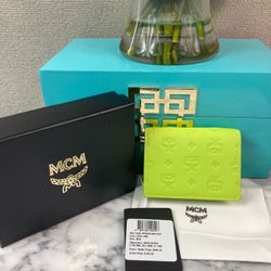 NEW MCM wallet small zip 