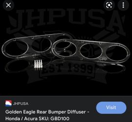 Acura Integra Honda Civic Bumper Diffuser