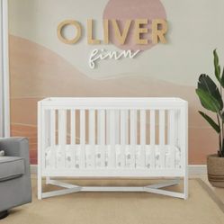 Delta Children Tribeca 4-in-1 Baby Convertible Crib, White