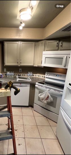 Dishwasher and microwave