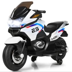 12V Kids Ride On Motorcycle With Training Wheels