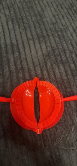 Red Plastic Dumpling Maker Mold