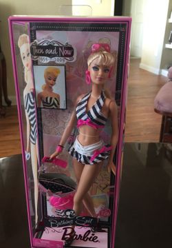Then and Now Barbie. (1959-2009)