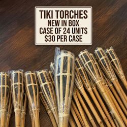 Bamboo torches