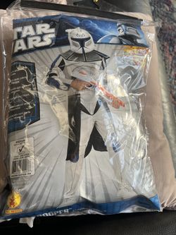 Star Wars Clone Trooper Captain Rex Size Medium Costume - Age 5-7 Years Old