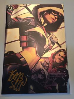 RED HOOD #1 (2025) FRANCESCO TOMASELLI VIRGIN FOIL SIGNED W/ COA NYCC EXCLUSIVE