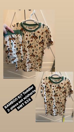 BAMBOO 2-piece set with shorts Western 6/7 Toddler