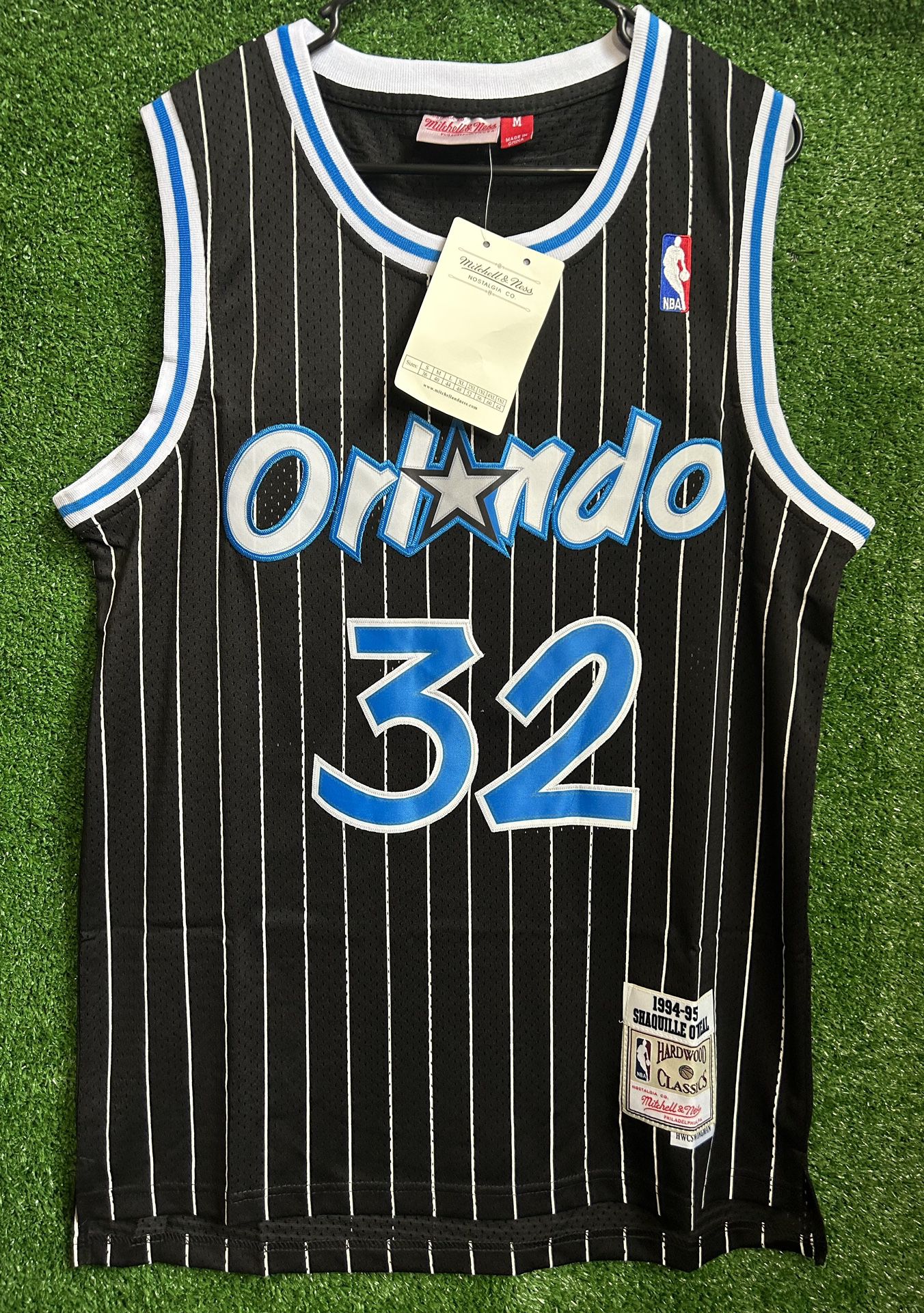 SHAQUILLE O’NEAL ORLANDO MAGIC MITCHELL & NESS JERSEY BRAND NEW WITH TAGS SIZES LARGE AND XL AVAILABLE