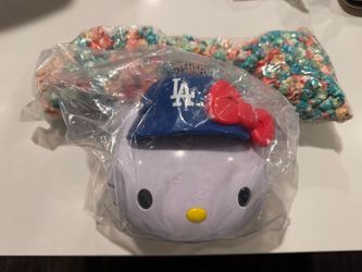 Hello Kitty Dodger popcorn bucket