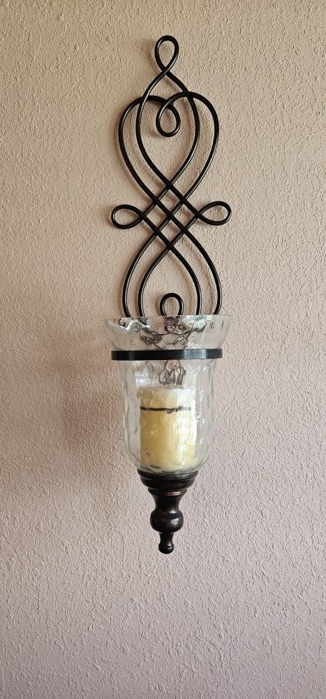 (2set) Large Candle Wall Sconce