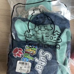 Green Dog Clothes With Hat 2L 