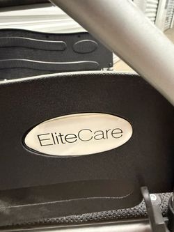 ELITECARE foldable wheelchair with dual brakes. (LIKE NEW)