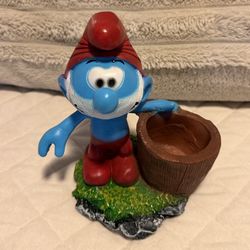 Smurf Figurine with Basket