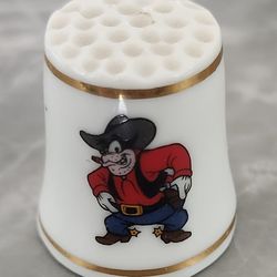 NE The First Disney Characters Porcelain Thimble Collection Pistol Pete