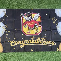 Colton Congratulations Grad Flag Size 5’x3’