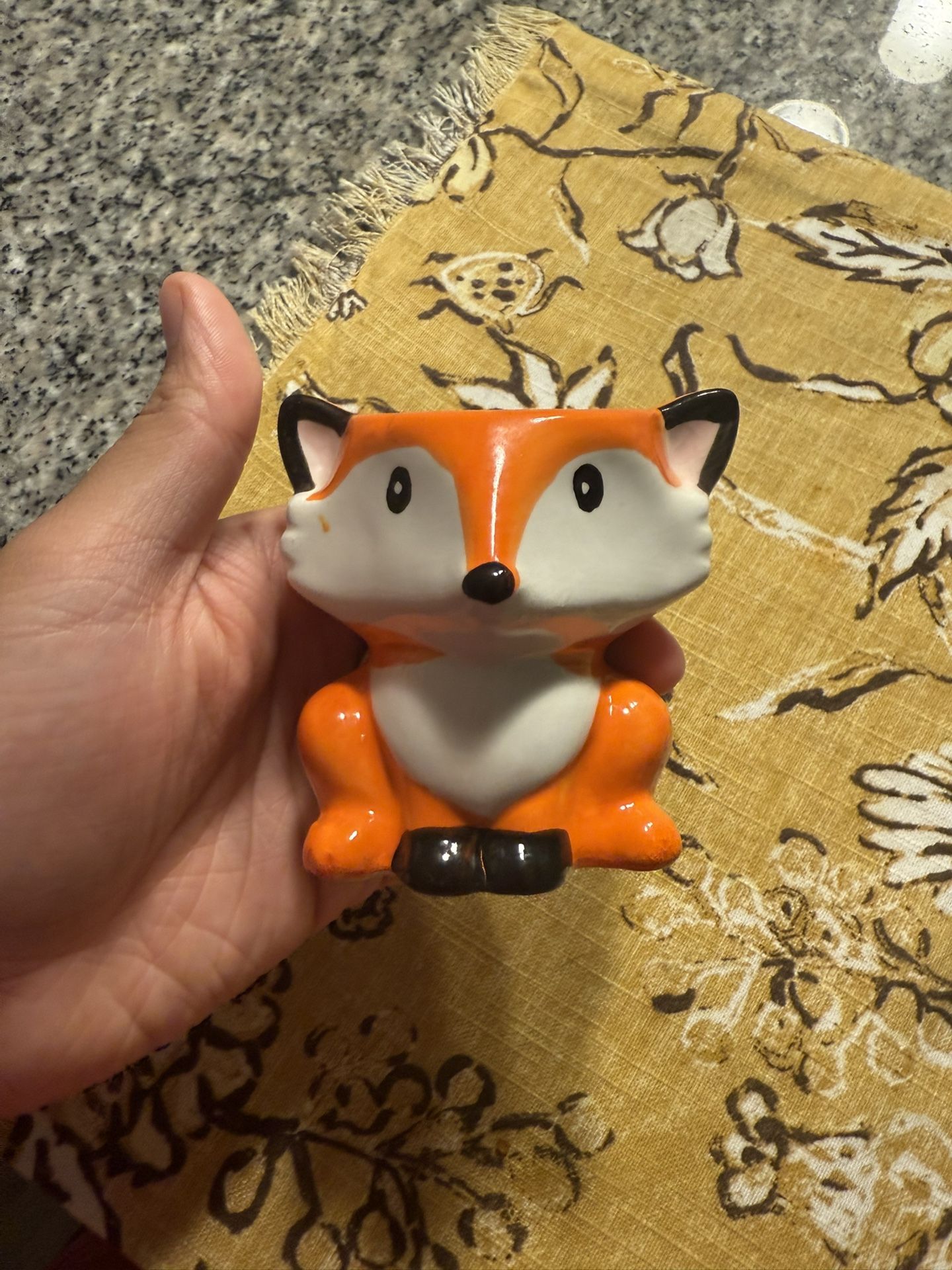 Succulent Fox Planter With Drainage