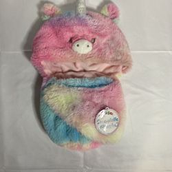 Geoffrey’s Toy Box Swaddle Plush Unicorn - 2 Pack