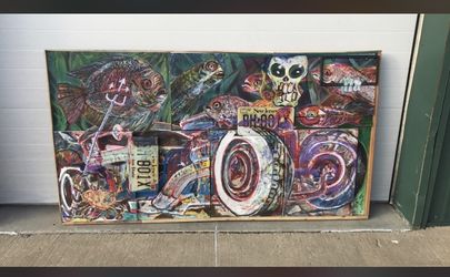 Painting 004 modern art by Todd Pinkham aka Hyena