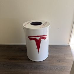 Custom-built Tesla Trash Can 