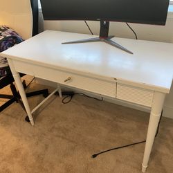 White Office Desk 