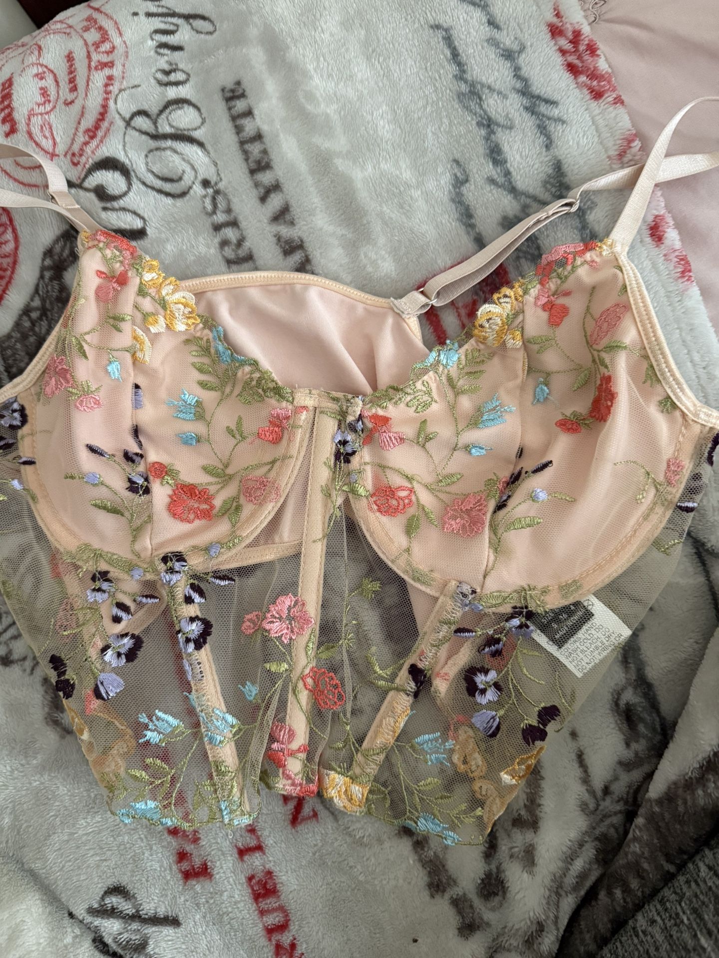 Cute Floral Corset