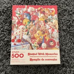 Springbok Stuffed With Memories 500 Piece-Excellent 