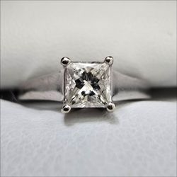 Half Carat Princess Cut