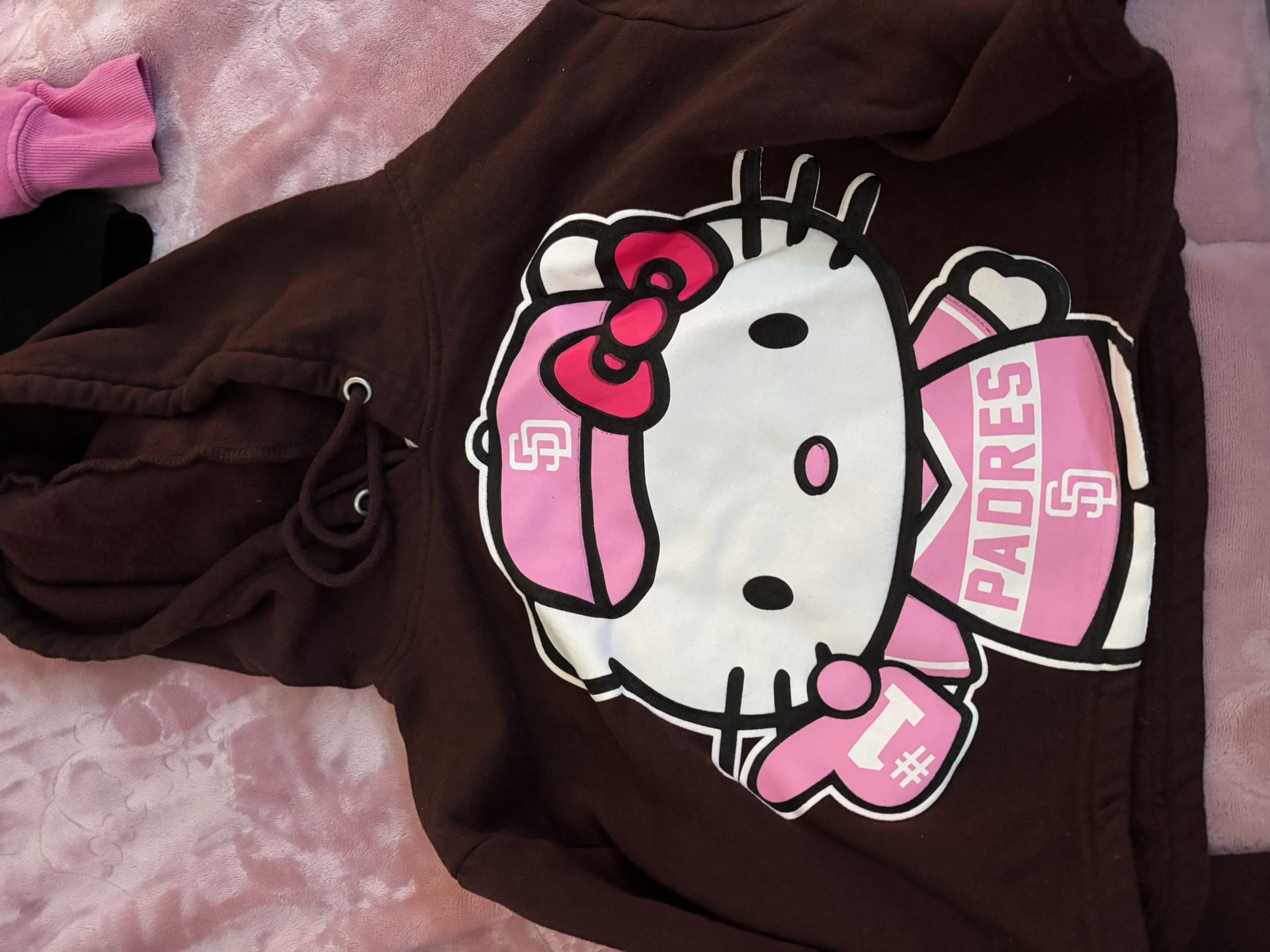 Hello Kitty x Padres Cropped Hoodie