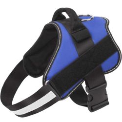 Bolux Dog Harness, Blue/ Black, Large, GREAT DEAL 🐶🔥