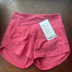 Lululemon Speed Up HR Short, size 2