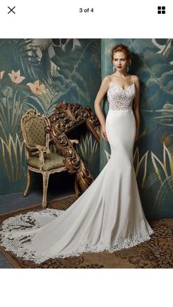 Enzoani bridal wedding dress in excellent condition size 8