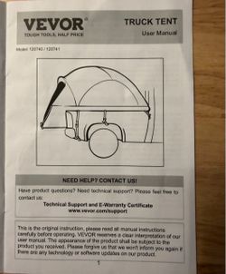Truck bed tents Vevor & Rightline Toyota Tacoma