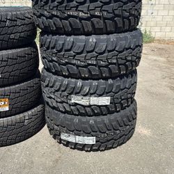 35/12.50/22 Fuzion MT Tires Installed And Balanced/ Instaladas Y Balanceadas