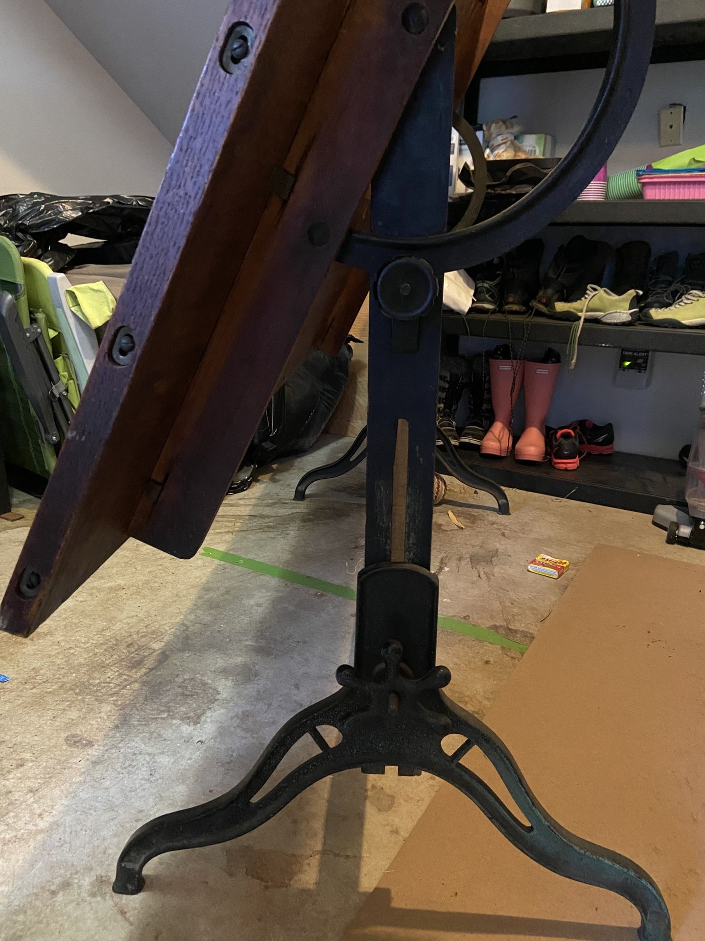 Antique Drafting Desk/Dining Room Table