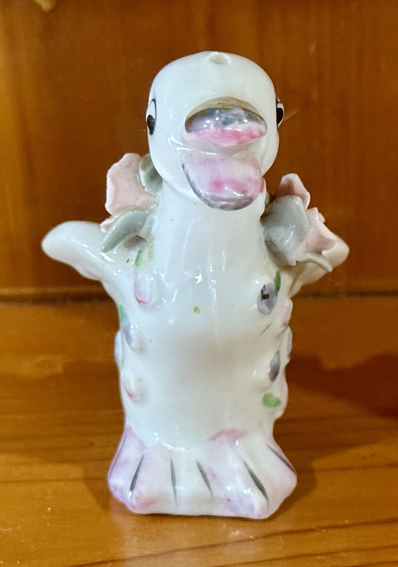 Vintage Collectible Ceramic Duck Figurine Toothpick Holder Home