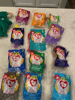 First edition beanie babies and full McDonald’s set