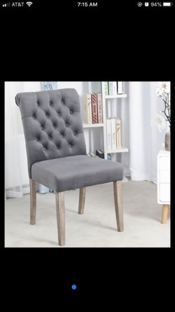 Tufted Upholstered Camran High Back Velvet Charcoal, Gray dining chair tables restaurant bar chairs HOLIDAY SPECIAL farmhouse styles