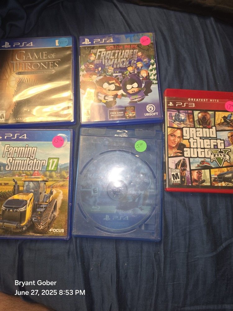Ps4 and ps3 Games