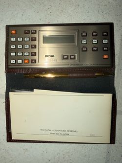 vintage Royal LCB-841 pocket calculator. Needs battery